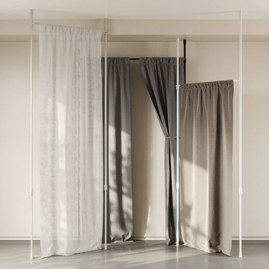 Anywhere Curtain Rod & Room Divider