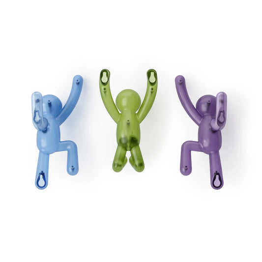 Buddy Pinpoint Wall Hooks, Set of 3