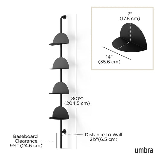 Solis Adjustable Standing Shelf