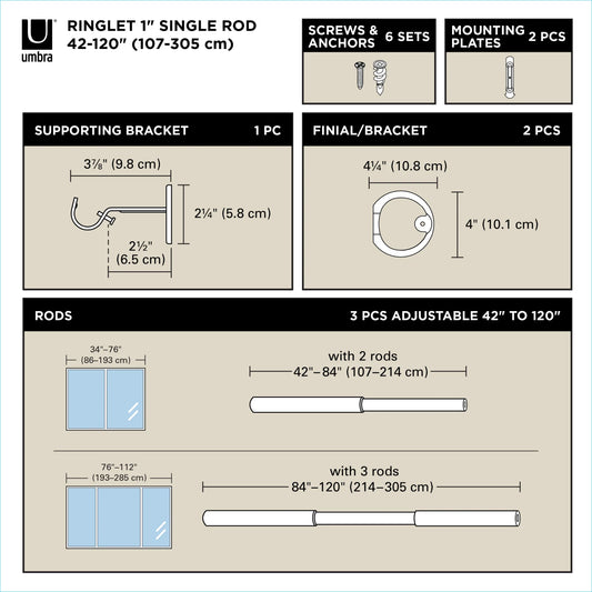 Ringlet Curtain Rod