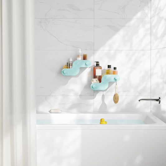 Nami Adhesive Shower Bins